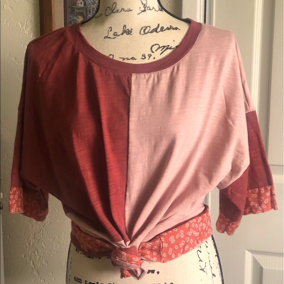 ♥️New Color Block Cotton Rayon Shirt♥️ - Picture 3 of 5